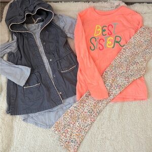 Max Studio Kids Girls Outfit Set Bundle Size 7-8